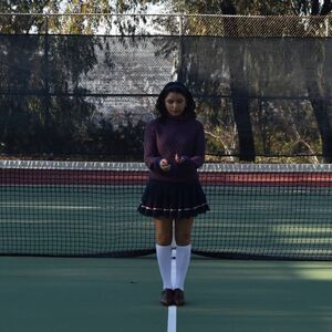 Aviva On Earth Tennis Style Boucle Navy Skort- 38 (US S)